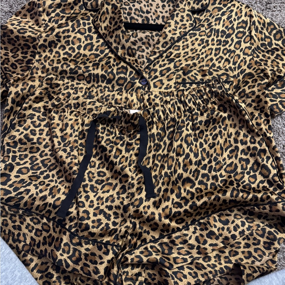 Victoria's Secret Satin Animal Print Loungewear